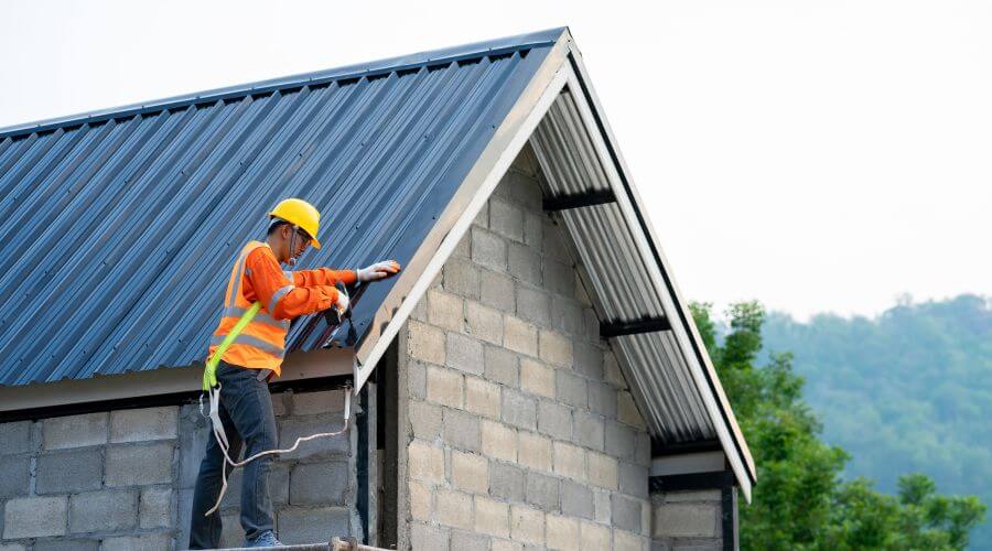 Professional gutter cleaning in Lake George, MN
